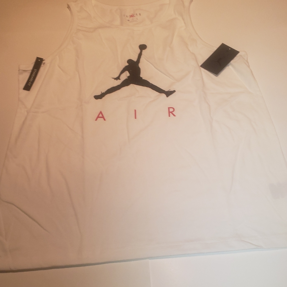 Jordan Mens Jumpman Tank Top White - Picture 2 of 16